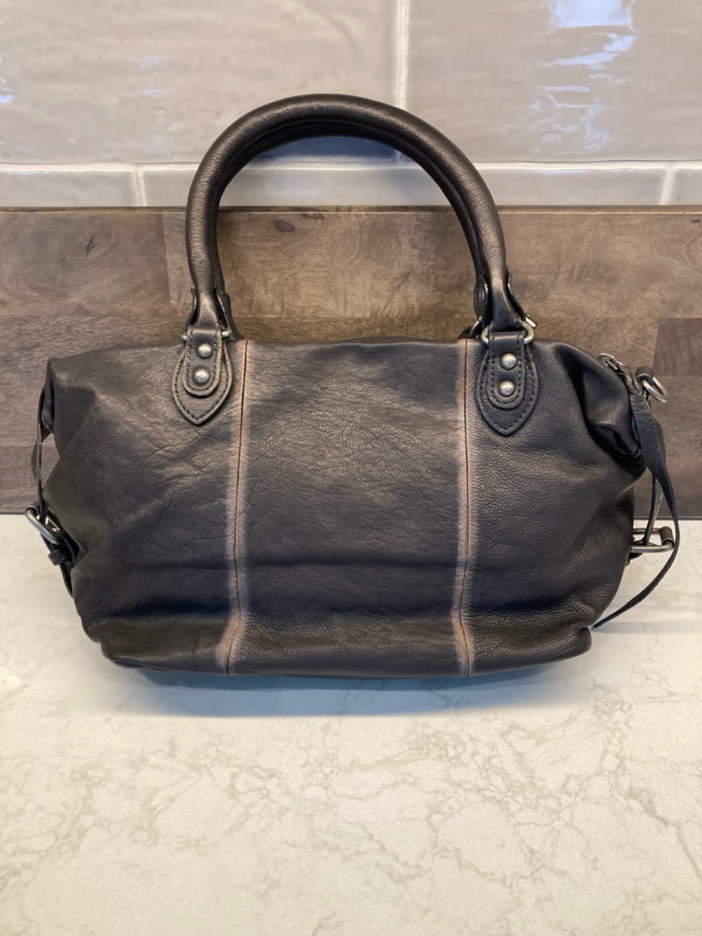 NWT FREE PEOPLE We The Free Baby Emerson Tote Bag in Black - Picture 6 of 10